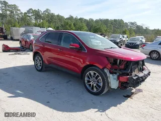 2016 Ford Edge Titanium with VIN 2FMPK3K8XGBB55902, listed as a IAAI auction lot 41832654 with 115,375 mi miles. Bid and sale history available at carsss.com. Image 1.