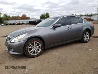 2012 Infiniti G25 x with VIN JN1DV6AR3CM731606, listed as a Copart auction lot 75114474 with 140,264 mi miles and Salvage Title. Bid and sale history available at DreamBid. Image 1.