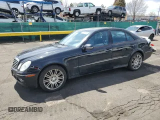2008 Mercedes-Benz E-Class Luxury 3.5L with VIN WDBUF87X28B268337, listed as a Copart auction lot 53550785 with 140,058 mi miles and Salvage Title. Bid and sale history available at carsss.com. Image 1.