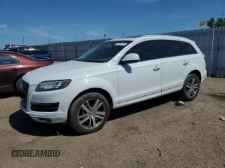 2012 Audi Q7 Premium Plus with VIN WA1LGAFE1CD007726, listed as a Copart auction lot 61665715 with 143,108 mi miles and Clean title. Bid and sale history available at DreamBid. Image 1.