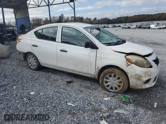 2012 Nissan Versa S with VIN 3N1CN7AP5CL878794, listed as a Copart auction lot 85910814 with 186,308 mi miles and Salvage Title. Bid and sale history available at carsss.com. Image 4.