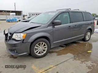2018 Dodge Grand Caravan SXT z VIN 2C4RDGCG0JR327468, wystawiony jako Copart lot #55230485 z przebiegiem 87 863 mil mil oraz Szkody całkowita. Historia ofert i sprzedaży dostępna na DreamBid. Obrazek 1.