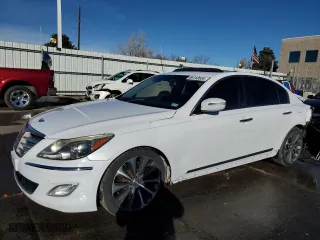 2014 Hyundai Genesis 5.0L R-Spec with VIN KMHGC4DH7EU265894, listed as a Copart auction lot 86143634 with 99,930 mi miles and Salvage Title. Bid and sale history available at carsss.com. Image 1.