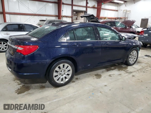 2013 Chrysler 200 LX with VIN 1C3CCBAG9DN726724, listed as a Copart auction lot 44275385 with 111,294 mi miles and Salvage Title. Bid and sale history available at carsss.com. Image 3.