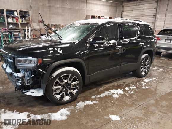 2021 GMC Acadia SLE with VIN 1GKKNRL48MZ205827, listed as a IAAI auction lot 41128487 with 52,324 mi miles and . Bid and sale history available at DreamBid. Image 18.