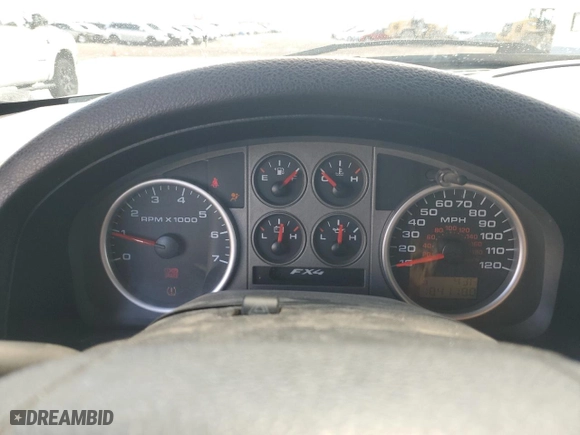 2008 Ford F-150 XLT with VIN 1FTPW14V18FA47961, listed as a Copart auction lot 48551215 with 184,118 mi miles and Salvage Title. Bid and sale history available at carsss.com. Image 9.