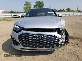2022 Audi Q5 Premium with VIN WA1ABAFY4N2086369, listed as a Copart auction lot 58120795 with 37,756 mi miles and Salvage title. Bid and sale history available at DreamBid. Image 5.