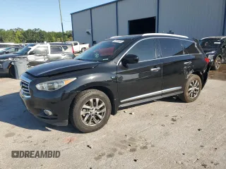 2015 Infiniti QX60 with VIN 5N1AL0MN8FC548333, listed as a Copart auction lot 55076595 with 131,308 mi miles and Salvage Title. Bid and sale history available at DreamBid. Image 1.