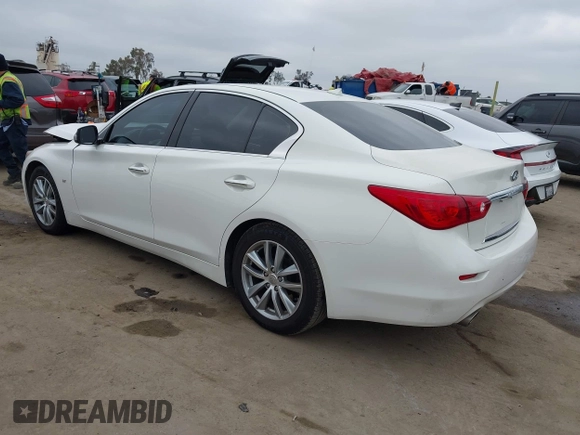 2015 Infiniti Q50 Premium z VIN JN1BV7AP2FM344044, wystawiony jako IAAI lot #42217012 z przebiegiem 155 714 mil mil oraz . Historia ofert i sprzedaży dostępna na DreamBid. Obrazek 3.
