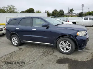 2012 Dodge Durango SXT with VIN 1C4RDHAG8CC308249, listed as a Copart auction lot 54008395 with 113,512 mi miles and Salvage Title. Bid and sale history available at carsss.com. Image 4.