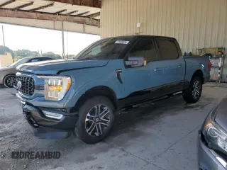 2023 Ford F-150 XL with VIN 1FTEW1C89PKD61396, listed as a Copart auction lot 57988035 with 63,802 mi miles and Non repairable. Bid and sale history available at DreamBid. Image 1.