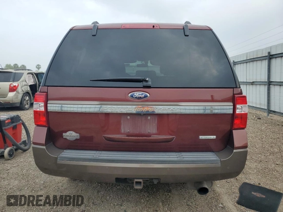 2015 Ford Expedition XLT with VIN 1FMJU1HT9FEF11131, listed as a Copart auction lot 51741355 with 136,988 mi miles and Salvage title. Bid and sale history available at DreamBid. Image 6.