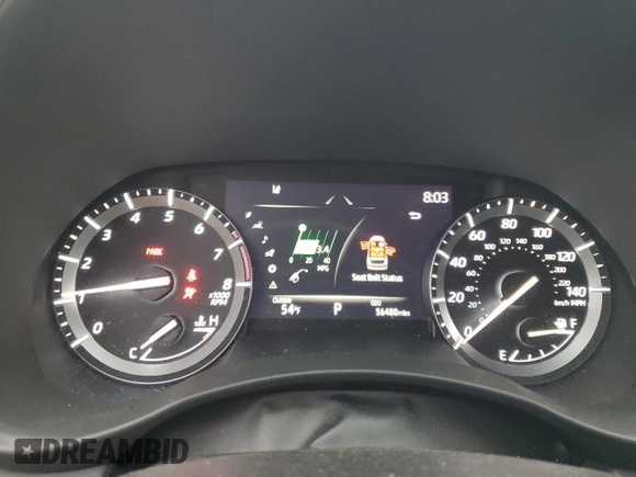 2021 Toyota Highlander XLE with VIN 5TDHZRBH8MS535368, listed as a Copart auction lot 54688095 with 56,480 mi miles and Salvage title. Bid and sale history available at DreamBid. Image 9.