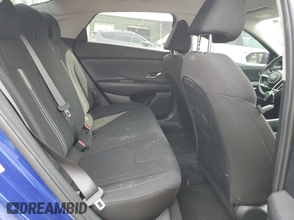 2023 Hyundai Elantra SEL with VIN KMHLM4AG7PU437139, listed as a Copart auction lot 56248595 with 104,598 mi miles and Salvage title. Bid and sale history available at DreamBid. Image 10.