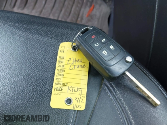 2012 Chevrolet Cruze 2LT with VIN 1G1PG5SC9C7274025, listed as a IAAI auction lot 42038216 with 184,395 mi miles and . Bid and sale history available at DreamBid. Image 11.