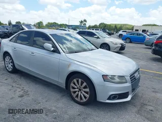 2012 Audi A4 2.0T Premium with VIN WAUAFAFLXCN001039, listed as a IAAI auction lot 42132814 with 158,413 mi miles. Bid and sale history available at carsss.com. Image 1.