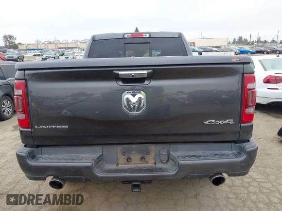 2019 Ram 1500 Limited with VIN 1C6SRFHT6KN773195, listed as a IAAI auction lot 42421233 with 82,506 mi miles and . Bid and sale history available at DreamBid. Image 17.