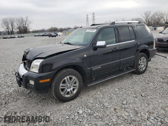 2008 Mercury Mountaineer Premier with VIN 4M2EU48838UJ00474, listed as a Copart auction lot 81379454 with 120,596 mi miles and Salvage Title. Bid and sale history available at carsss.com. Image 1.