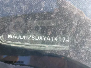 2000 Audi A4 with VIN WAUDH28DXYA145742, listed as a IAAI auction lot 42017244 with 235,373 mi miles. Bid and sale history available at carsss.com. Image 9.