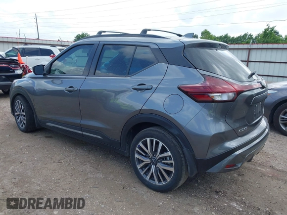 2023 Nissan Kicks SR with VIN 3N1CP5DV1PL563120, listed as a IAAI auction lot 42159388 with 24,070 mi miles. Bid and sale history available at carsss.com. Image 3.