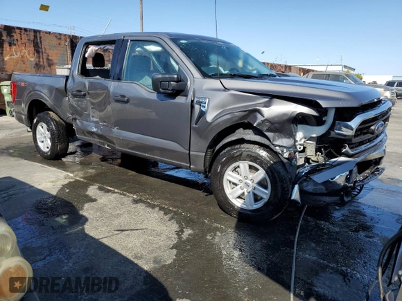 2023 Ford F-150 XL with VIN 1FTEW1EB3PKD84620, listed as a Copart auction lot 69037014 with 6,947 mi miles and Clean Title. Bid and sale history available at carsss.com. Image 4.