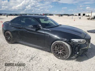 2021 BMW M2 Competition with VIN WBS2U7C0XM7G66051, listed as a Copart auction lot 69102004 with 13,718 mi miles and Salvage Title. Bid and sale history available at carsss.com. Image 4.