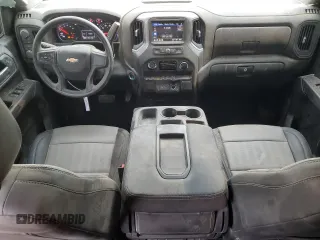 2024 Chevrolet Silverado 1500 Custom with VIN 1GCPDBEK5RZ285375, listed as a Copart auction lot 50422105 with 27,002 mi miles and Salvage Title. Bid and sale history available at DreamBid. Image 8.