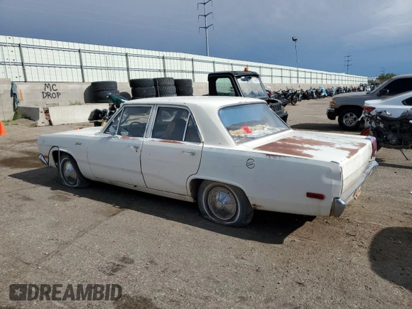 1972 Plymouth Valiant z VIN VL41C2R120484, wystawiony jako Copart lot #65548655 z przebiegiem 627 641 mil mil oraz Czysty tytuł • Clean title. Historia ofert i sprzedaży dostępna na DreamBid. Obrazek 2.
