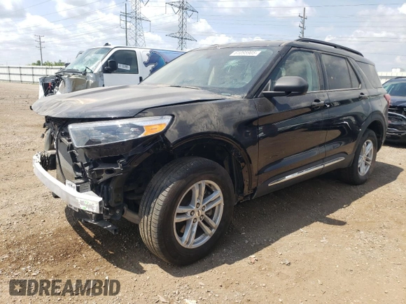 2024 Ford Explorer XLT with VIN 1FMSK8DH7RGA23907, listed as a Copart auction lot 61095905 with 26,289 mi miles and Non repairable. Bid and sale history available at DreamBid. Image 1.