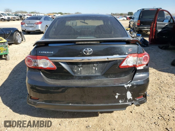 2011 Toyota Corolla L with VIN 2T1BU4EEXBC716776, listed as a Copart auction lot 87677195 with 0 mi miles and Salvage Title. Bid and sale history available at carsss.com. Image 6.