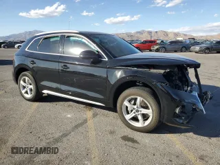 2023 Audi Q5 Premium with VIN WA1ABAFY4P2086178, listed as a Copart auction lot 43965375 with 21,883 mi miles and Salvage title. Bid and sale history available at DreamBid. Image 4.