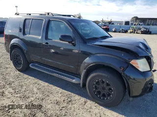 2008 Nissan Pathfinder S with VIN 5N1AR18U58C643909, listed as a Copart auction lot 47435565 with 210,390 mi miles and Salvage title. Bid and sale history available at DreamBid. Image 4.