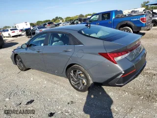 2025 Hyundai Elantra Hybrid Limited with VIN KMHLN4DJ2SU123041, listed as a Copart auction lot 85394424 with 374 mi miles and Non Repairable. Bid and sale history available at carsss.com. Image 2.