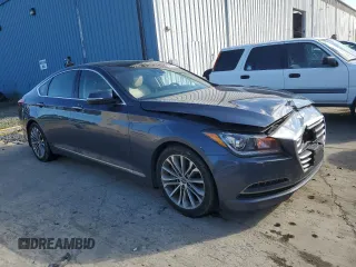 2015 Hyundai Genesis 3.8L with VIN KMHGN4JEXFU086299, listed as a Copart auction lot 54777294 with 78,548 mi miles and Salvage Title. Bid and sale history available at carsss.com. Image 4.