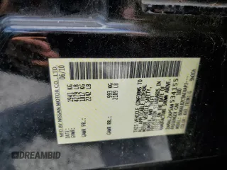 2010 Nissan Altima 2.5 S with VIN 1N4AL2AP5AN534155, listed as a Copart auction lot 54011985 with 86,516 mi miles and Salvage Title. Bid and sale history available at carsss.com. Image 12.