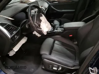 2021 BMW X3 xDrive30i with VIN 5UXTY5C01M9H92516, listed as a Copart auction lot 45997665 with Not Provided miles and Salvage Title. Bid and sale history available at DreamBid. Image 7.