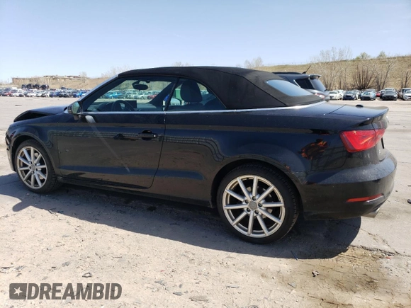 2015 Audi A3 2.0T Premium Plus with VIN WAU3FLFF6F1110043, listed as a Copart auction lot 52631475 with 80,467 mi miles and Salvage Title. Bid and sale history available at carsss.com. Image 2.
