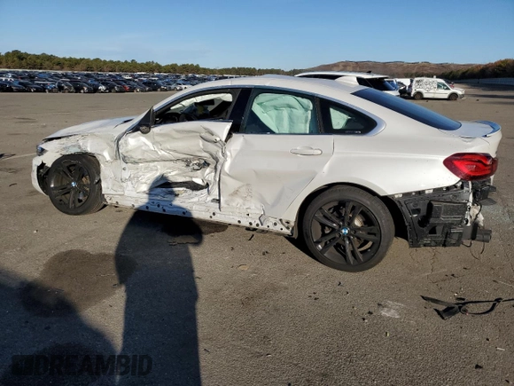 2020 BMW 4 Series 430i xDrive z VIN WBA4J3C0XLBL11548, wystawiony jako Copart lot #80773814 z przebiegiem Nie podano mil oraz Szkoda całkowita • Salvage title. Historia ofert i sprzedaży dostępna na DreamBid. Obrazek 2.