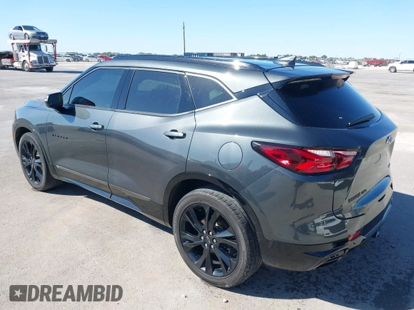 2020 Chevrolet Blazer RS z VIN 3GNKBKRS5LS654306, wystawiony jako IAAI lot #40781301 z przebiegiem 116 596 mil mil oraz . Historia ofert i sprzedaży dostępna na DreamBid. Obrazek 3.