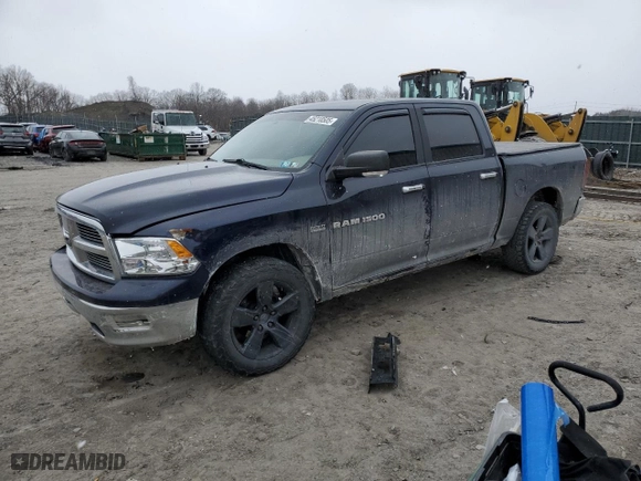 2012 Ram 1500 Outdoorsman with VIN 1C6RD7LTXCS161269, listed as a Copart auction lot 45210505 with 144,156 mi miles and Salvage Title. Bid and sale history available at carsss.com. Image 1.