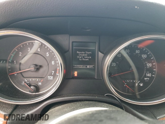 2011 Jeep Grand Cherokee Limited with VIN 1J4RR5GG1BC551966, listed as a Copart auction lot 57069455 with 219,328 mi miles and Salvage title. Bid and sale history available at DreamBid. Image 9.