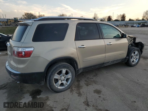 2007 GMC Acadia SLE with VIN 1GKEV13777J163842, listed as a Copart auction lot 81374004 with 202,539 mi miles and Salvage Title. Bid and sale history available at DreamBid. Image 3.