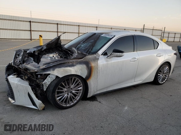 2023 Lexus IS 300 with VIN JTHDA1D28P5127557, listed as a Copart auction lot 88539325 with Not provided miles and Salvage title. Bid and sale history available at DreamBid. Image 1.