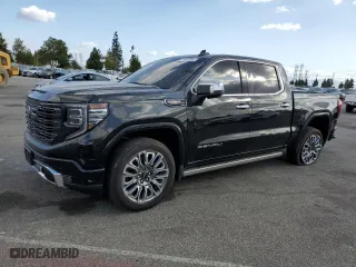 2023 GMC Sierra 1500 Denali Ultimate with VIN 1GTUUHEL9PZ234649, listed as a Copart auction lot 71807534 with 18,424 mi miles and Salvage Title. Bid and sale history available at carsss.com. Image 1.