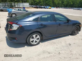 2017 Honda Civic LX z VIN 19XFC2F55HE026662, wystawiony jako Copart lot #55019905 z przebiegiem 81 075 mil mil oraz Szkoda całkowita • Salvage title. Historia ofert i sprzedaży dostępna na DreamBid. Obrazek 3.