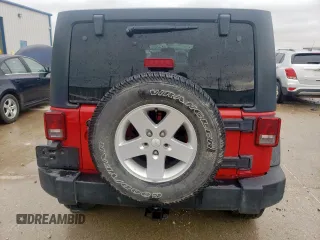 2012 Jeep Wrangler Unlimited Sport with VIN 1C4BJWDG9CL152362, listed as a Copart auction lot 55319935 with 84,641 mi miles and Salvage title. Bid and sale history available at DreamBid. Image 6.