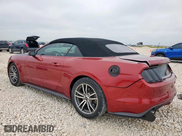 2015 Ford Mustang EcoBoost Premium with VIN 1FATP8UH5F5380428, listed as a Copart auction lot 58417675 with 91,201 mi miles and Salvage title. Bid and sale history available at DreamBid. Image 2.