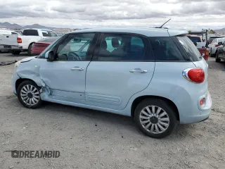 2014 FIAT 500L Easy with VIN ZFBCFABH6EZ020375, listed as a Copart auction lot 49084175 with 106,992 mi miles and Salvage Title. Bid and sale history available at carsss.com. Image 2.