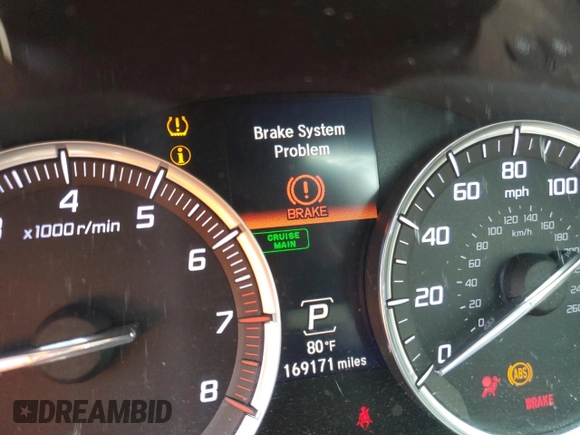 2014 Acura MDX Tech Pkg with VIN 5FRYD4H40EB010704, listed as a Copart auction lot 45121525 with 169,171 mi miles and Salvage Title. Bid and sale history available at carsss.com. Image 9.