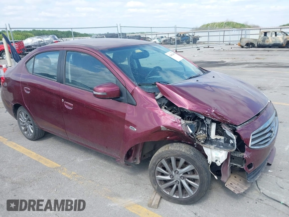 2017 Mitsubishi Mirage SE with VIN ML32F4FJ0HHF08003, listed as a IAAI auction lot 42462444 with 78,732 mi miles and . Bid and sale history available at DreamBid. Image 1.